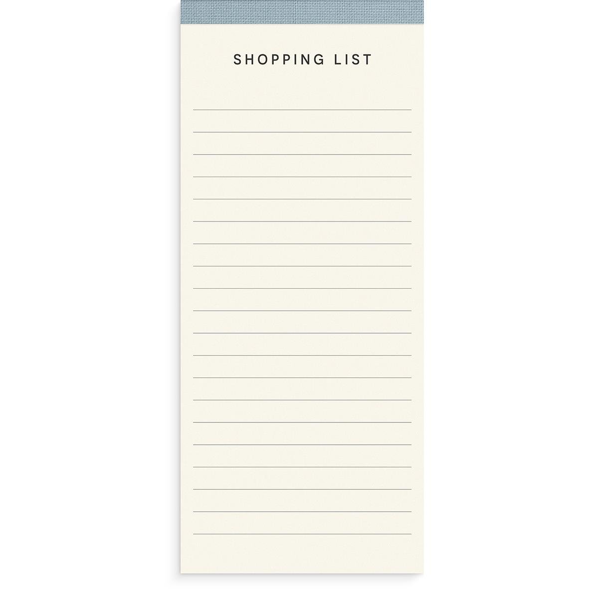 Block Burde Shopping List 89x120mm