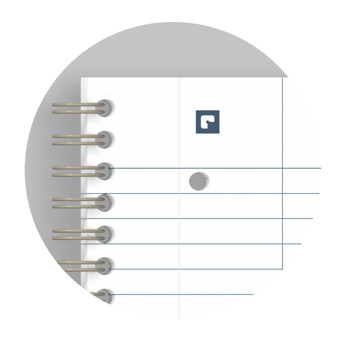 Kollegieblock Oxford Linjerat 70 Blad Grön A4+ 90g 10182130_5