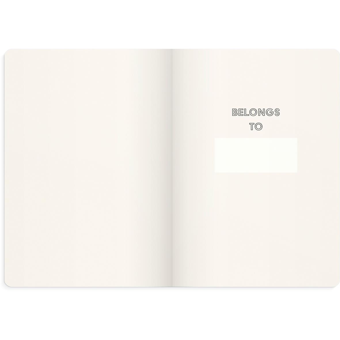 Anteckningsbok Burde DeLuxe Linjerat Beige A5 10182142_2