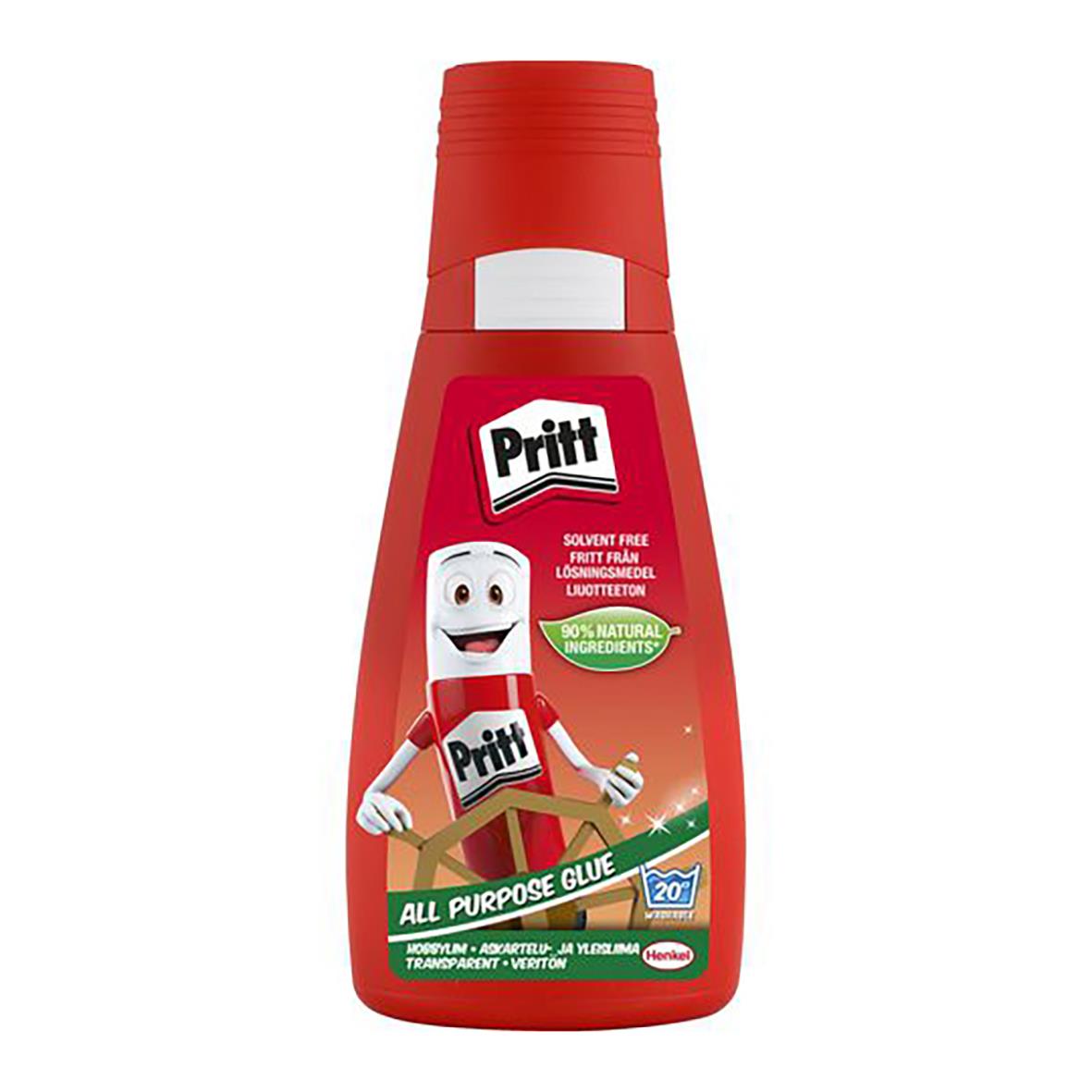 Hobbylim Pritt Hobby röd transp 100g