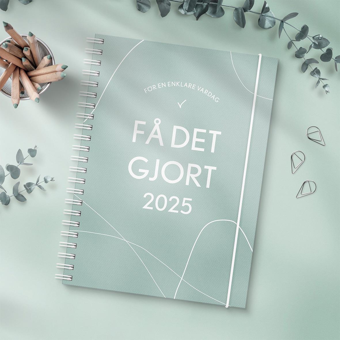 Almanacka Burde 1220 Få det gjort 2025 Grön A5 16011151_4