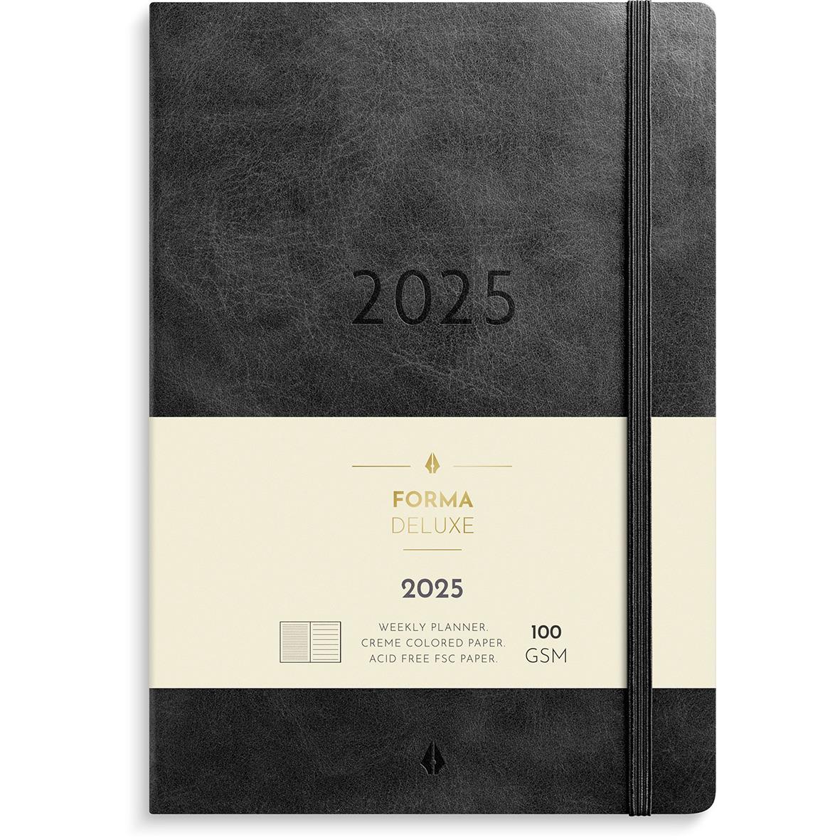 Almanacka Burde 5962 Stor Veckokalender Forma Deluxe 2025 A5 16011230_1