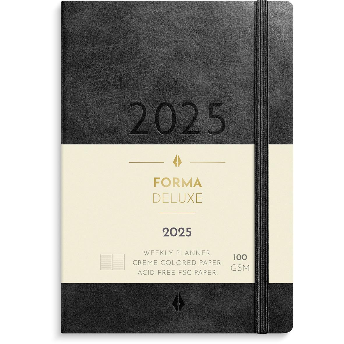 Almanacka Burde 5963 Liten Veckokalend Forma Deluxe 2025 A6 16011231_1