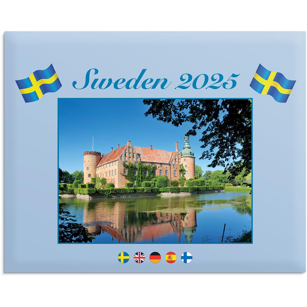 Väggkalender Burde 1730 Sweden med kuvert 2025