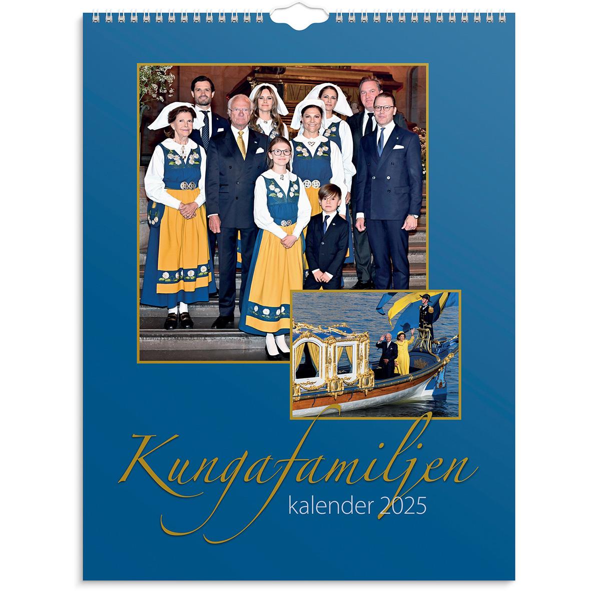 Väggkalender Burde 1797 Kungafamiljen 2025 16030224_1