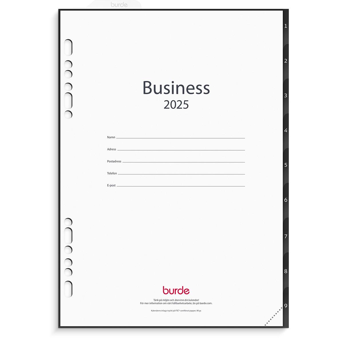 Almanacka Burde 4800 Business Grundsats 2025