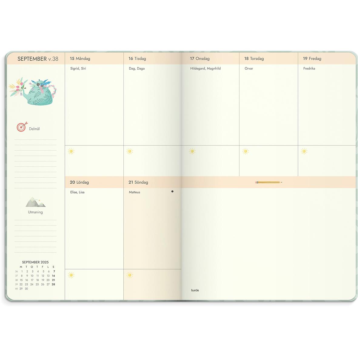 Almanacka Burde 1284 Life Planner Dream & Do 2025 16141492_5