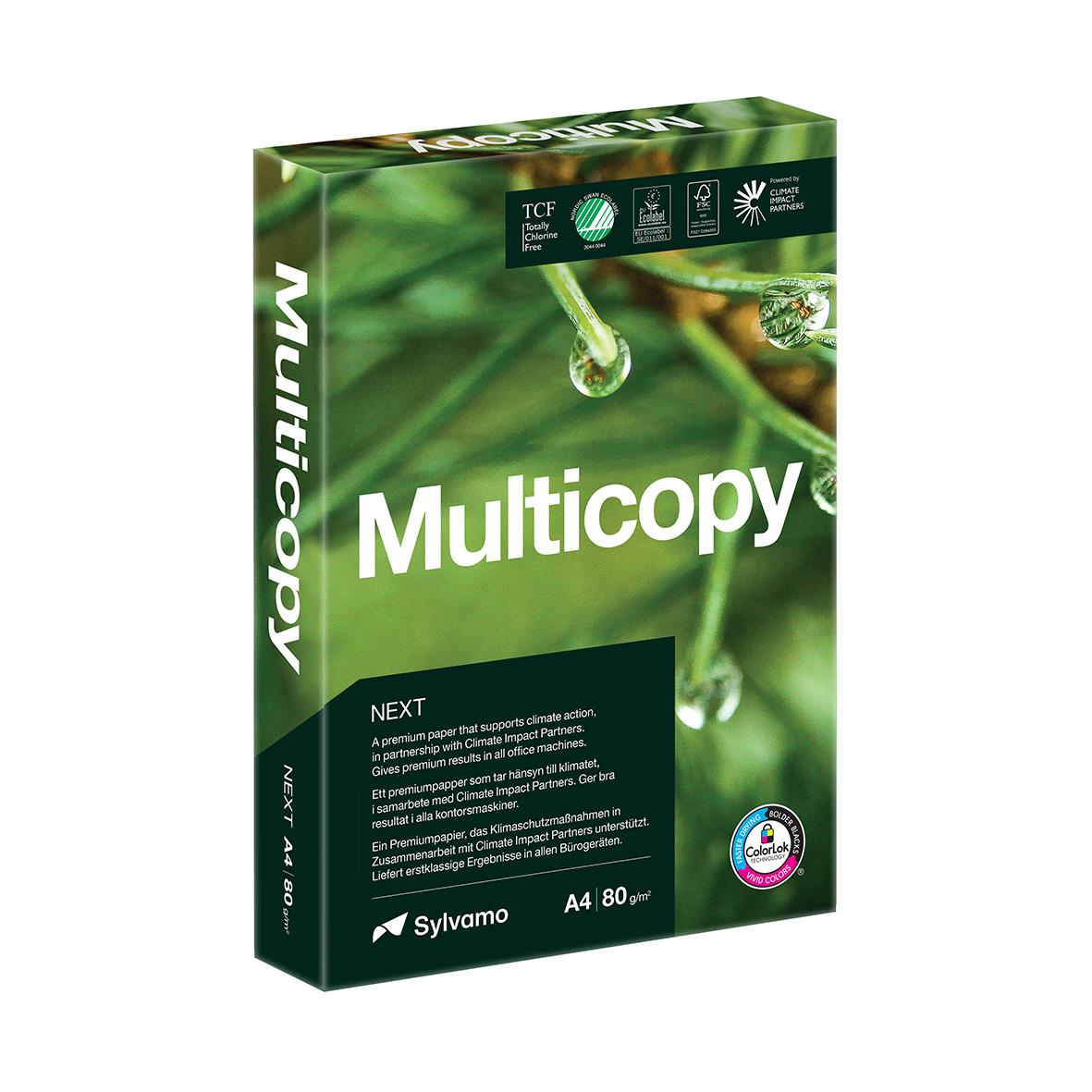 Kopieringspapper Multicopy Next Hålat A4 80g