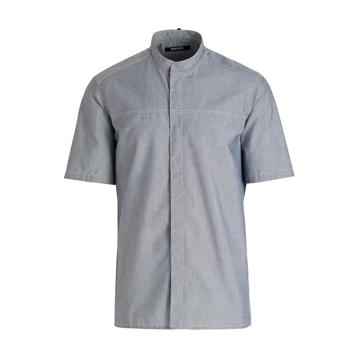 Kock-/Serviceskjorta Kentaur 25243 Chambray Grå