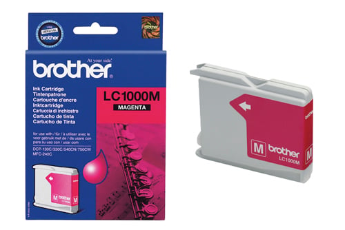 Bläckpatron Brother LC1000M Magenta 26010188