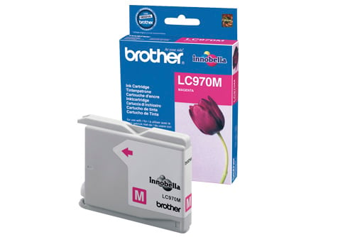 Bläckpatron Brother LC970M Magenta 26010220