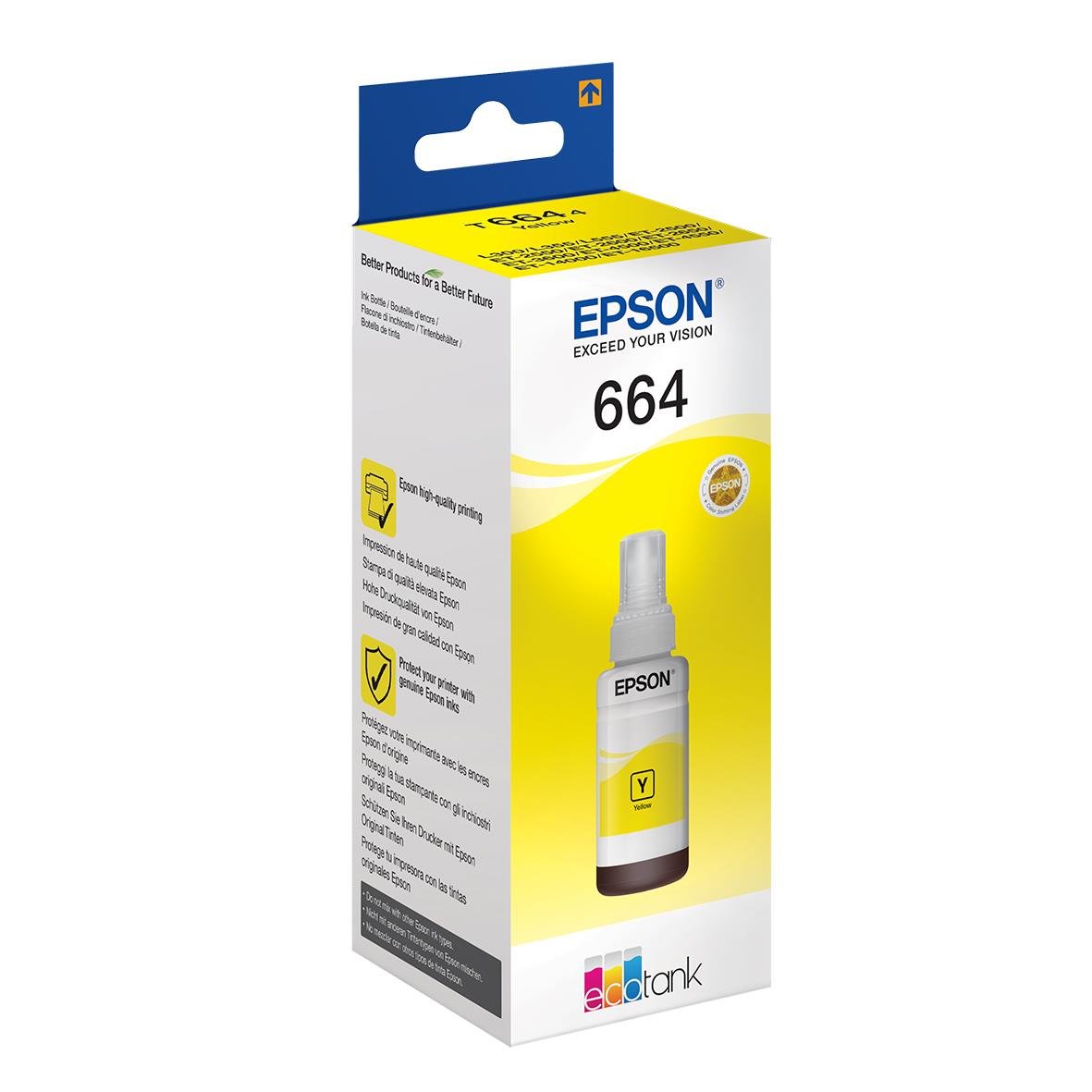 Bläckpatron Epson T6644 Gul 26011298