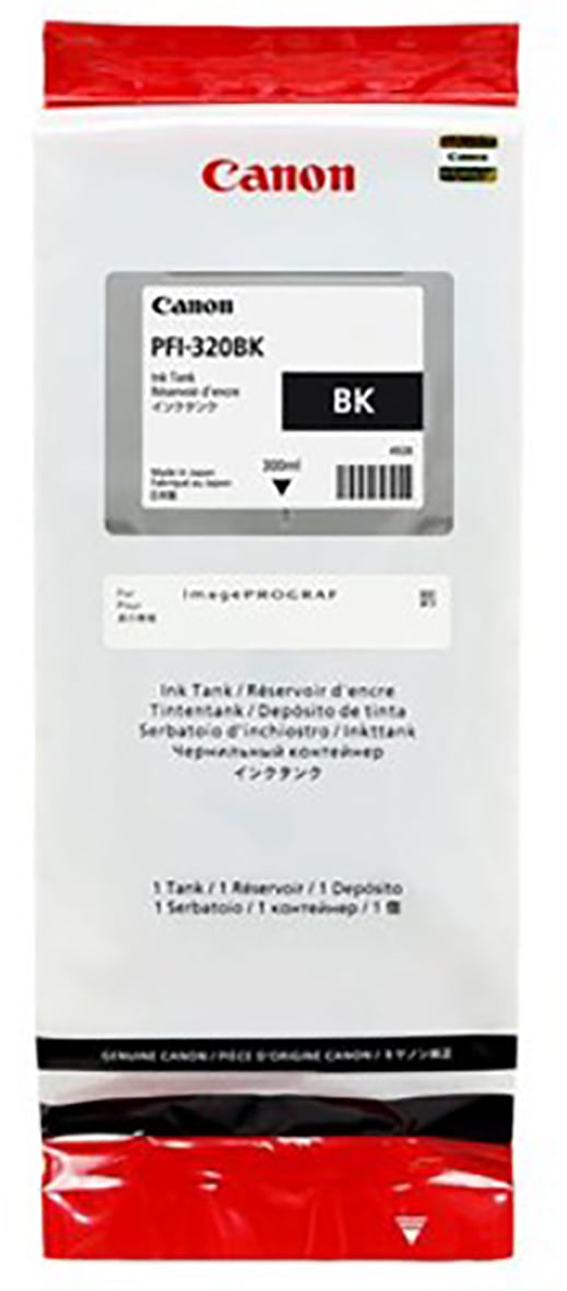 Bläckpatron Canon PFI-320BK 300ml Svart