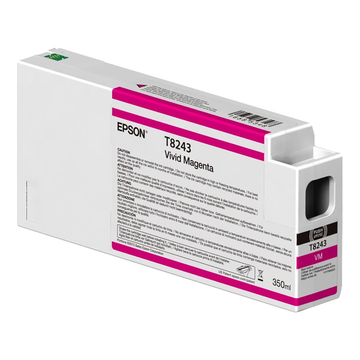 Bläckpatron Epson T8243 350ml Magenta