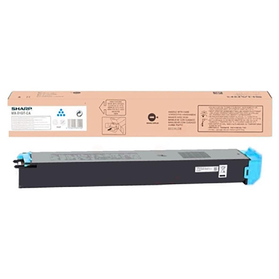 Lasertoner Sharp MX51GTCA Katun CYAN