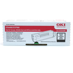 Lasertoner OKI 43324408 Svart