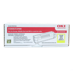 Lasertoner OKI 43324421 Gul 27040072