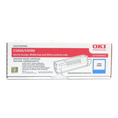 Lasertoner OKI 43324423 Cyan 27040074