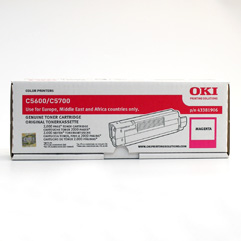 Lasertoner OKI 43381906 Magenta 27040079