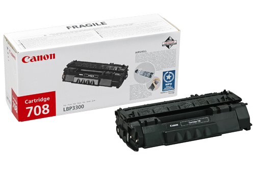 Lasertoner Canon CRG708 0266B002 Svart