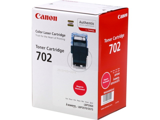 Lasertoner Canon 702M 9643A004 Magenta