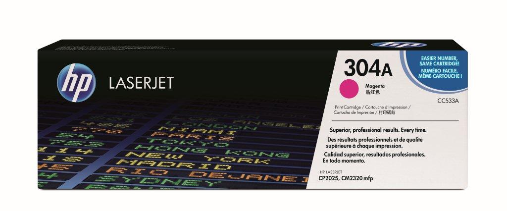 Lasertoner HP 304A 2800 Sidor CC533A Magenta 27040423_1