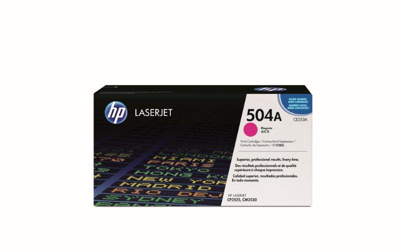 Lasertoner HP 504A 20000 Sidor CE253A Magenta 27040428_1