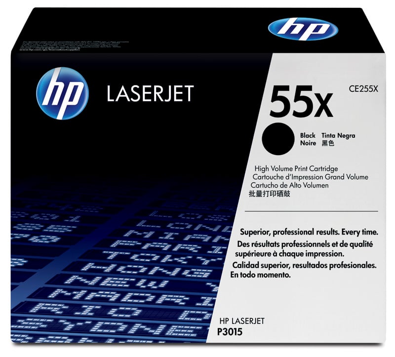 Lasertoner HP 12500 Sidor CE255X Svart 27040430_1