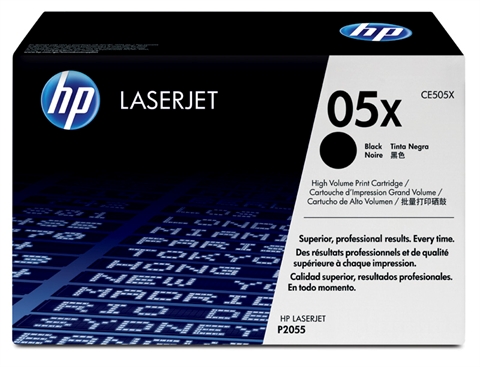 Lasertoner HP 6500 Sidor CE505X Svart