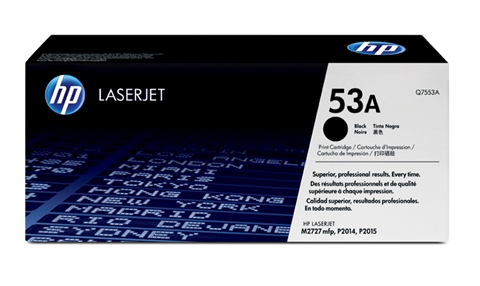 Lasertoner HP 53A 3000 Sidor Q7553A Svart