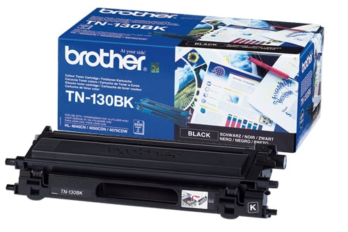 Lasertoner Brother 2500 Sidor TN130BK Svart