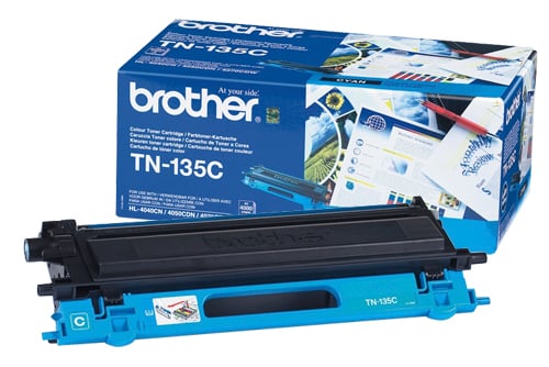 Lasertoner Brother 4000 Sidor TN135C Cyan