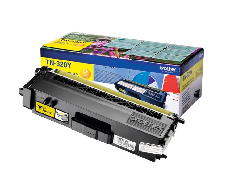 Lasertoner Brother TN320Y Gul 27040527