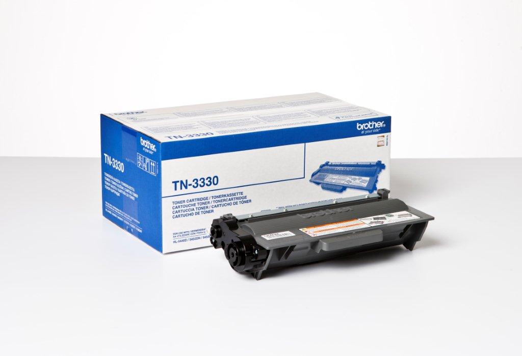 Lasertoner Brother 3000 Sidor TN3330 Svart 27040538