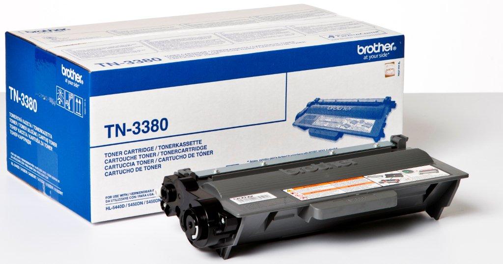 Lasertoner Brother 8000 Sidor TN3380 Svart