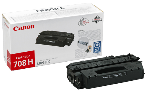 Lasertoner Canon 708H 0917B002 Svart