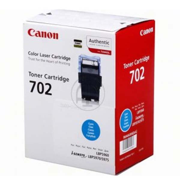 Lasertoner Canon 702C 9644A004 Cyan 27040646