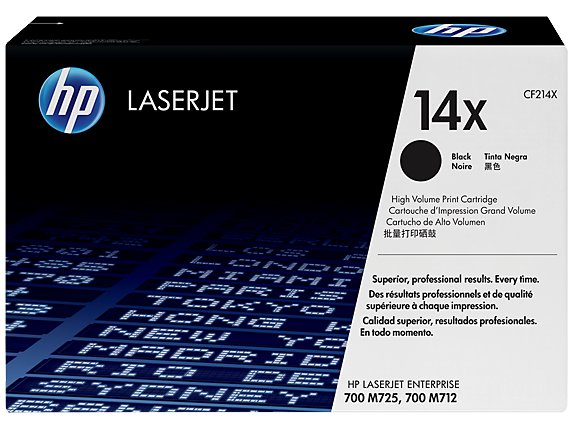 Lasertoner HP 14X CF214X Svart 27040774_1