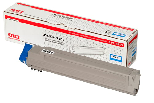 Lasertoner OKI 42918915 Cyan 27041075