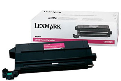 Lasertoner Lexmark 14000 Sidor 12N0769 Magenta 27041258