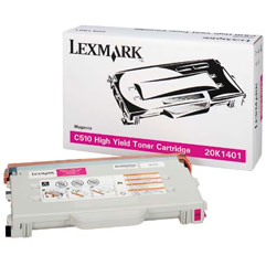 Lasertoner Lexmark 6600 Sidor 20K1401 Magenta 27041301