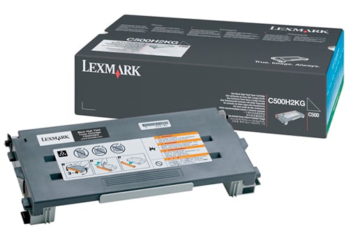 Lasertoner Lexmark 5000 Sidor C500H2KG Svart 27041400