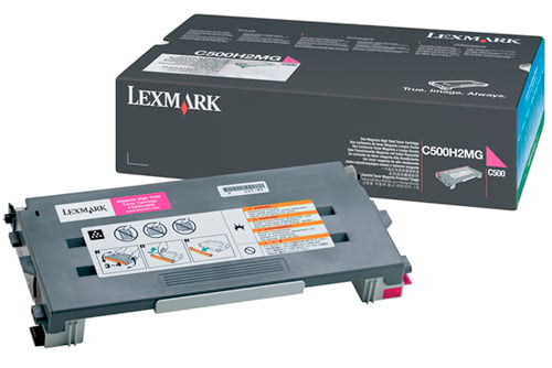 Lasertoner Lexmark 3000 Sidor C500H2MG Magenta 27041401