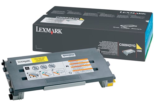 Lasertoner Lexmark 3000 Sidor C500H2YG Gul 27041402