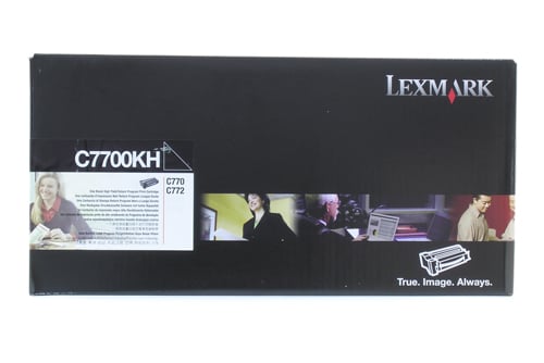 Lasertoner Lexmark 10000 Sidor C7700KH Svart