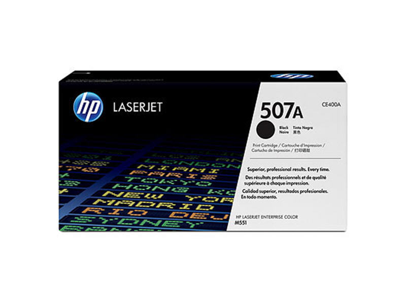 Lasertoner HP 507A 5500 Sidor CE400A Svart