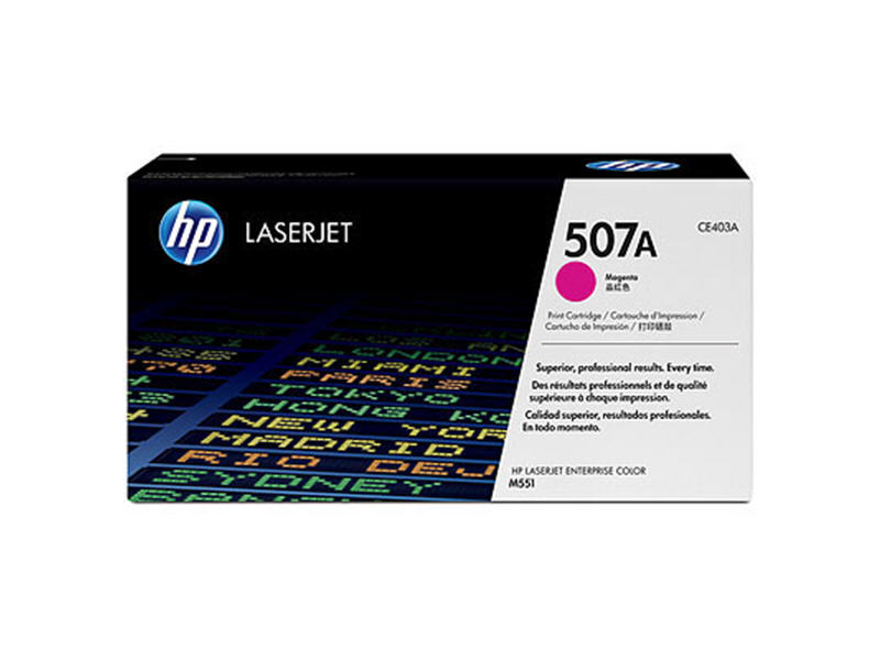 Lasertoner HP 507A 6000 Sidor CE403A Magenta