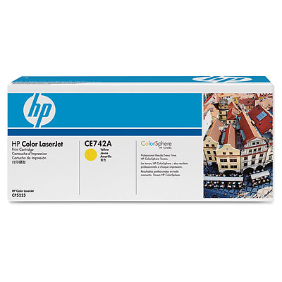 Lasertoner HP 742A CE742A Gul