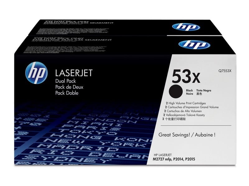 Lasertoner HP 53XD 7000 Sidor Q7553XD Svart 27041635_1