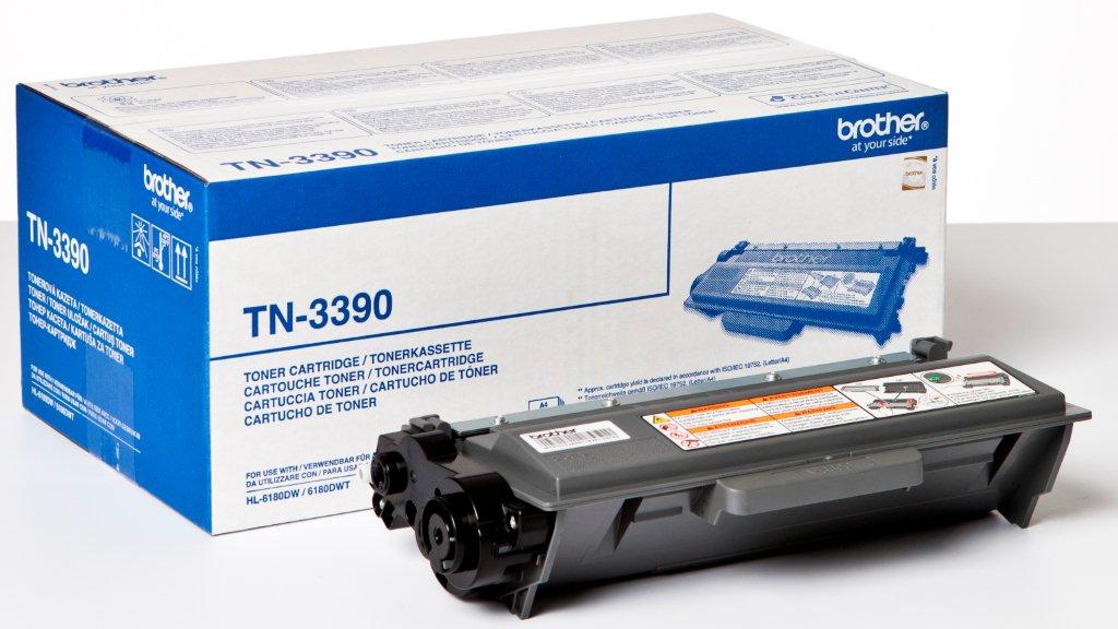 Lasertoner Brother 12000 Sidor TN3390 Svart 27041743